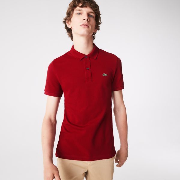 Lacoste Slim Fit Polo Bordeaux