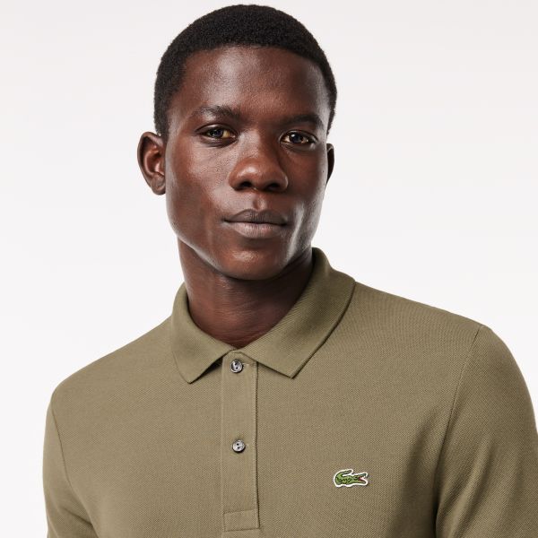 Lacoste Slim Fit Polo Donker Groen