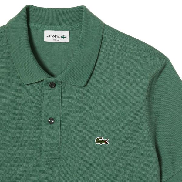 lacoste slim fit polo groen
