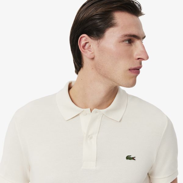 Lacoste Slim Fit Polo Off White