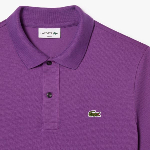 Lacoste Slim Fit Polo Paars
