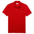 lacoste slim fit polo rood