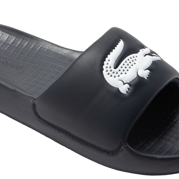 lacoste slipper zwart navy