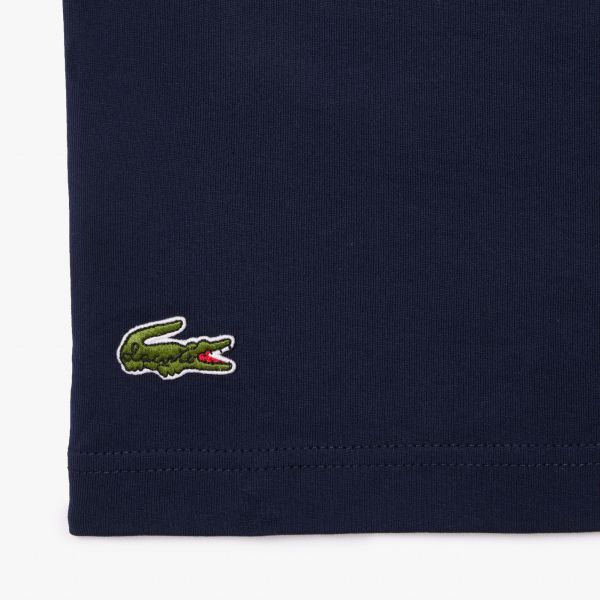 Lacoste Slogan Back T-shirt Navy