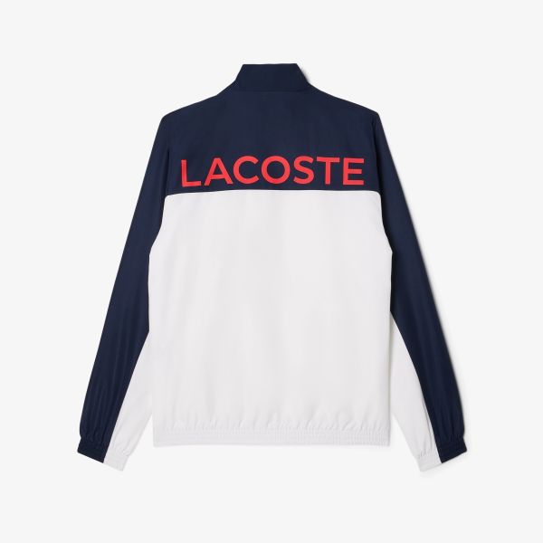 Lacoste Sportprint Trainingspak Wit/Navy