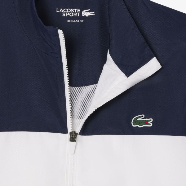 Lacoste Sportprint Trainingspak Wit/Navy