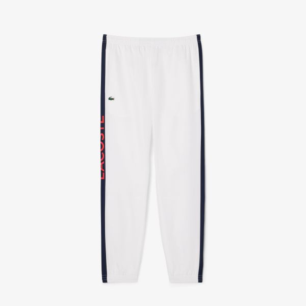 Lacoste Sportprint Trainingspak Wit/Navy