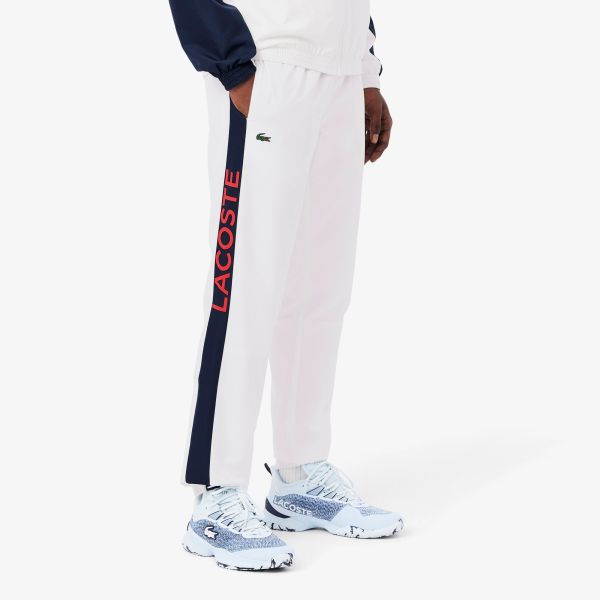 Lacoste Sportprint Trainingspak Wit/Navy