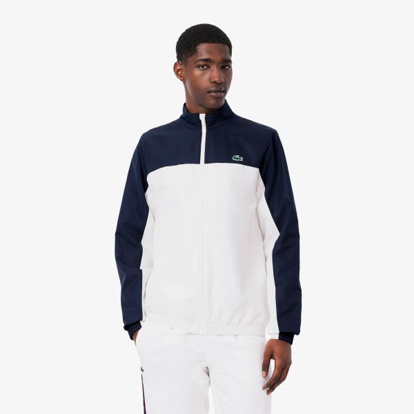 Lacoste Sportprint Trainingspak Wit/Navy