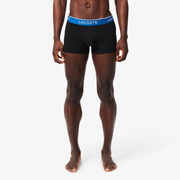 Lacoste Stretch 3-Pack Boxer Zwart/Blauw