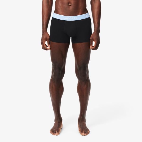 Lacoste Stretch 3-Pack Boxer Zwart/Blauw