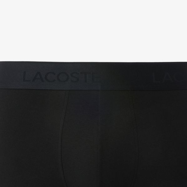 Lacoste Stretch 3-Pack Boxer Zwart