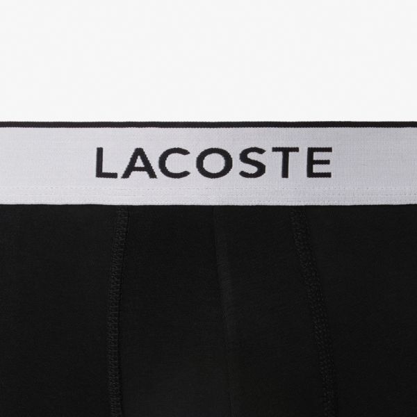 Lacoste Stretch 3-Pack Boxer Zwart/Wit