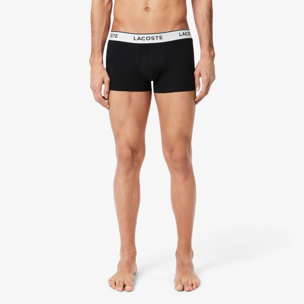 Lacoste Stretch 3-Pack Boxer Zwart/Wit