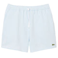 Lacoste Striped Zwembroek Wit/Licht Blauw