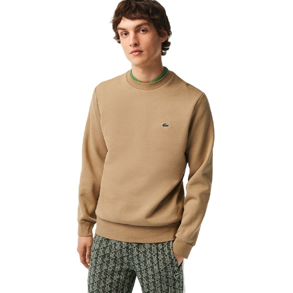 lacoste sweater beige