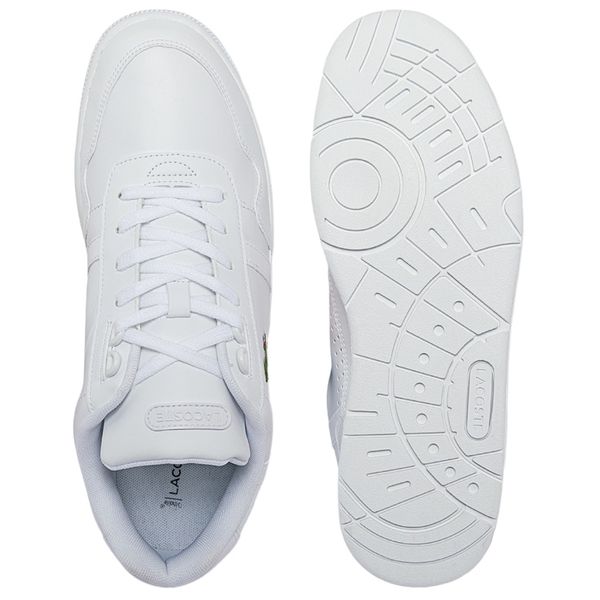 lacoste t-clip sneaker wit