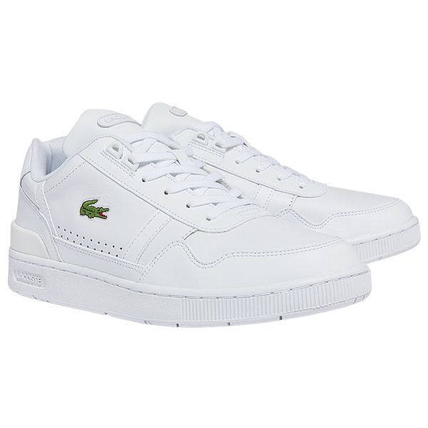 lacoste t-clip sneaker wit