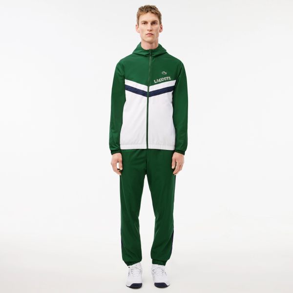 Lacoste Trainingspak Groen/Wit