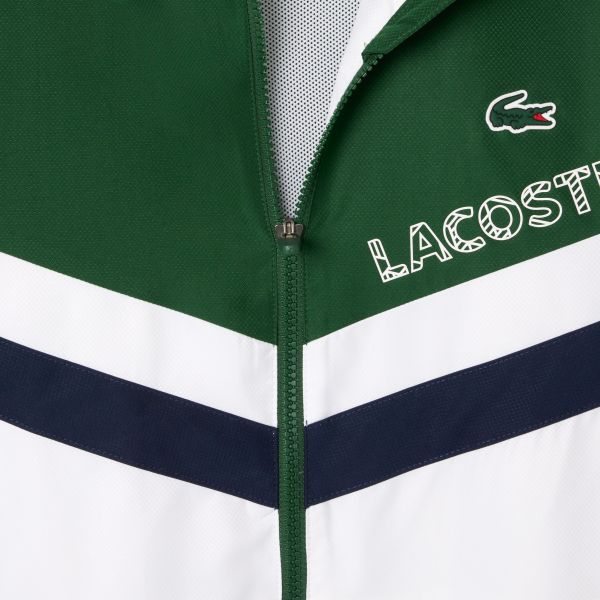 Lacoste Trainingspak Groen/Wit