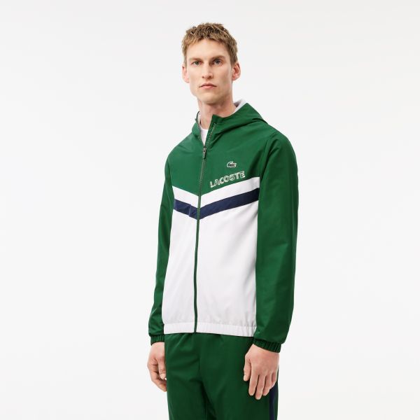 Lacoste Trainingspak Groen/Wit