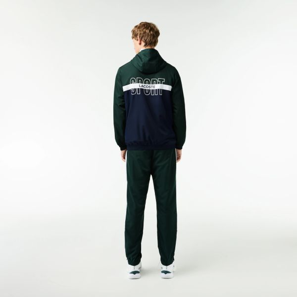 Lacoste Trainingspak Donker Groen/Navy