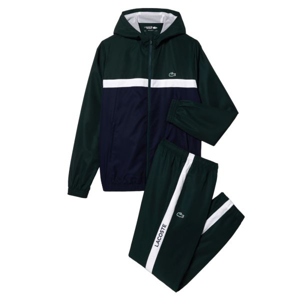 Lacoste Trainingspak Donker Groen/Navy