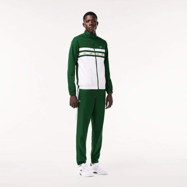 Lacoste Trainingspak Groen/Wit