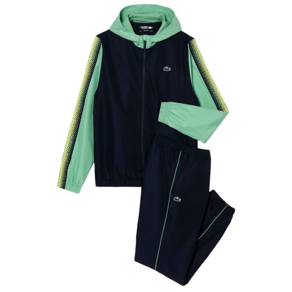 Lacoste Trainingspak Navy/Groen