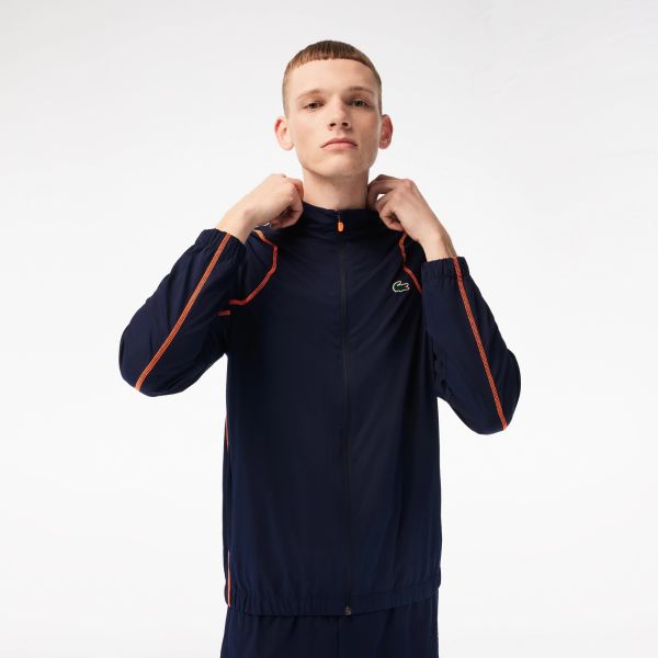 Lacoste Trainingspak Navy/Oranje