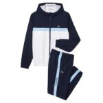 Lacoste Trainingspak Navy/Wit