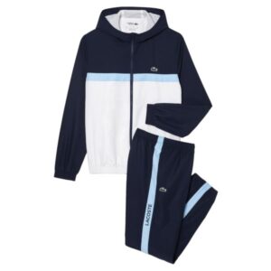 Lacoste Trainingspak Navy/Wit