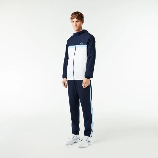 Lacoste Trainingspak Navy/Wit