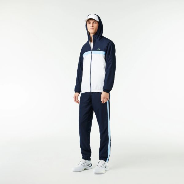 Lacoste Trainingspak Navy/Wit