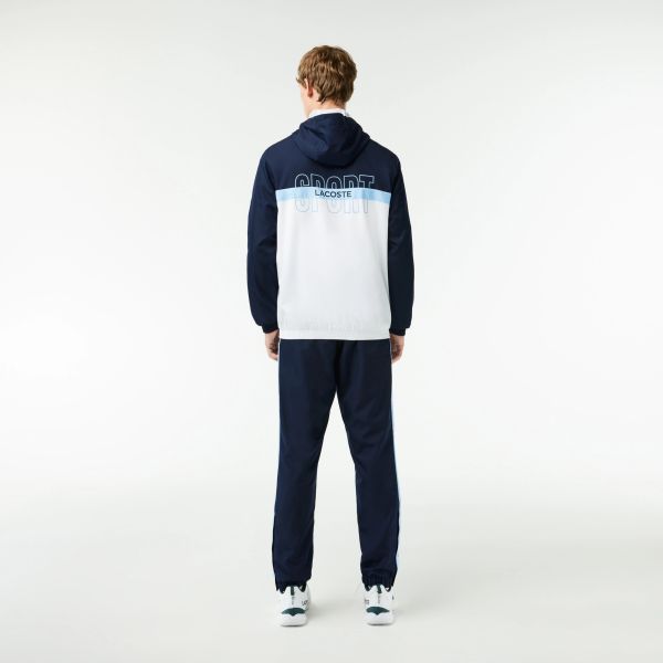 Lacoste Trainingspak Navy/Wit