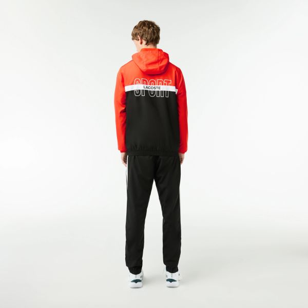Lacoste Trainingspak Oranje/Zwart