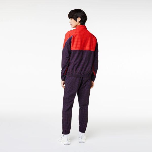 Lacoste Trainingspak Rood/Navy