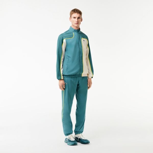 Lacoste Trainingspak Turquoise/Off White