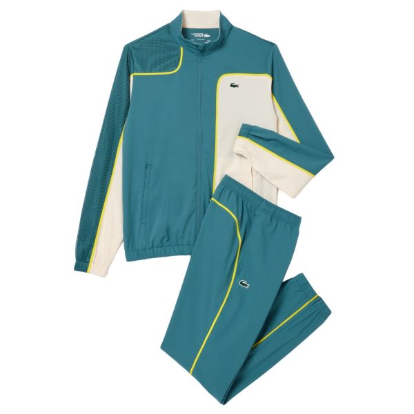 Lacoste Trainingspak Turquoise/Off White
