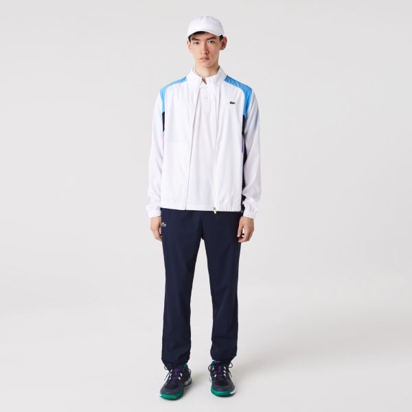 Lacoste Trainingspak Wit/Navy