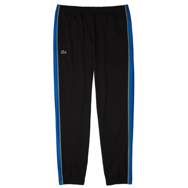 lacoste trainingspak zwart blauw