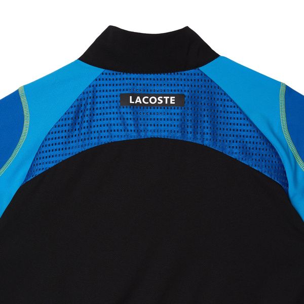 lacoste trainingspak zwart blauw