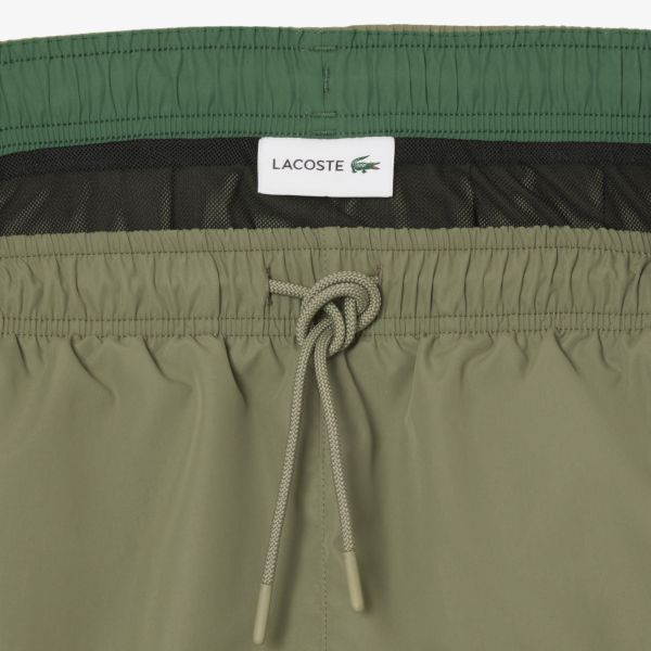 Lacoste Zwembroek Donker Groen