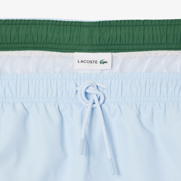 Lacoste Zwembroek Licht Blauw