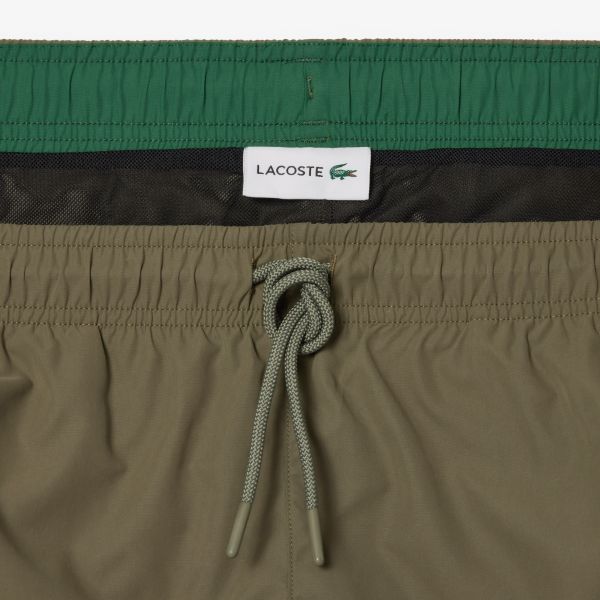 Lacoste Zwembroek Donker Groen