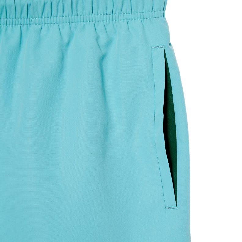 lacoste zwembroek turqoise