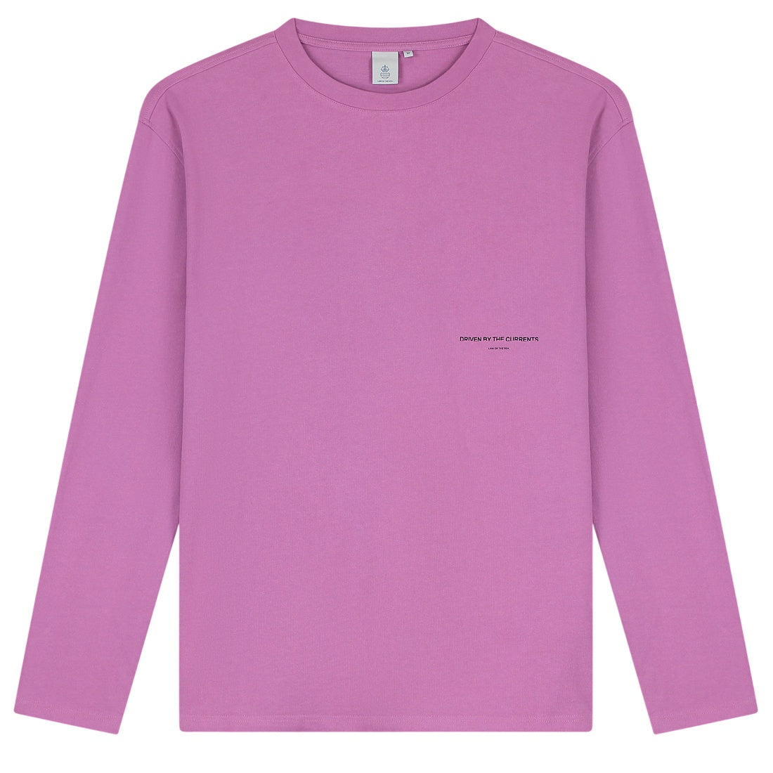 Law of the Sea Shore Artwork Longsleeve T-shirt Paars