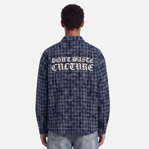 Don’t Waste Culture Levi Overhemd Blauw