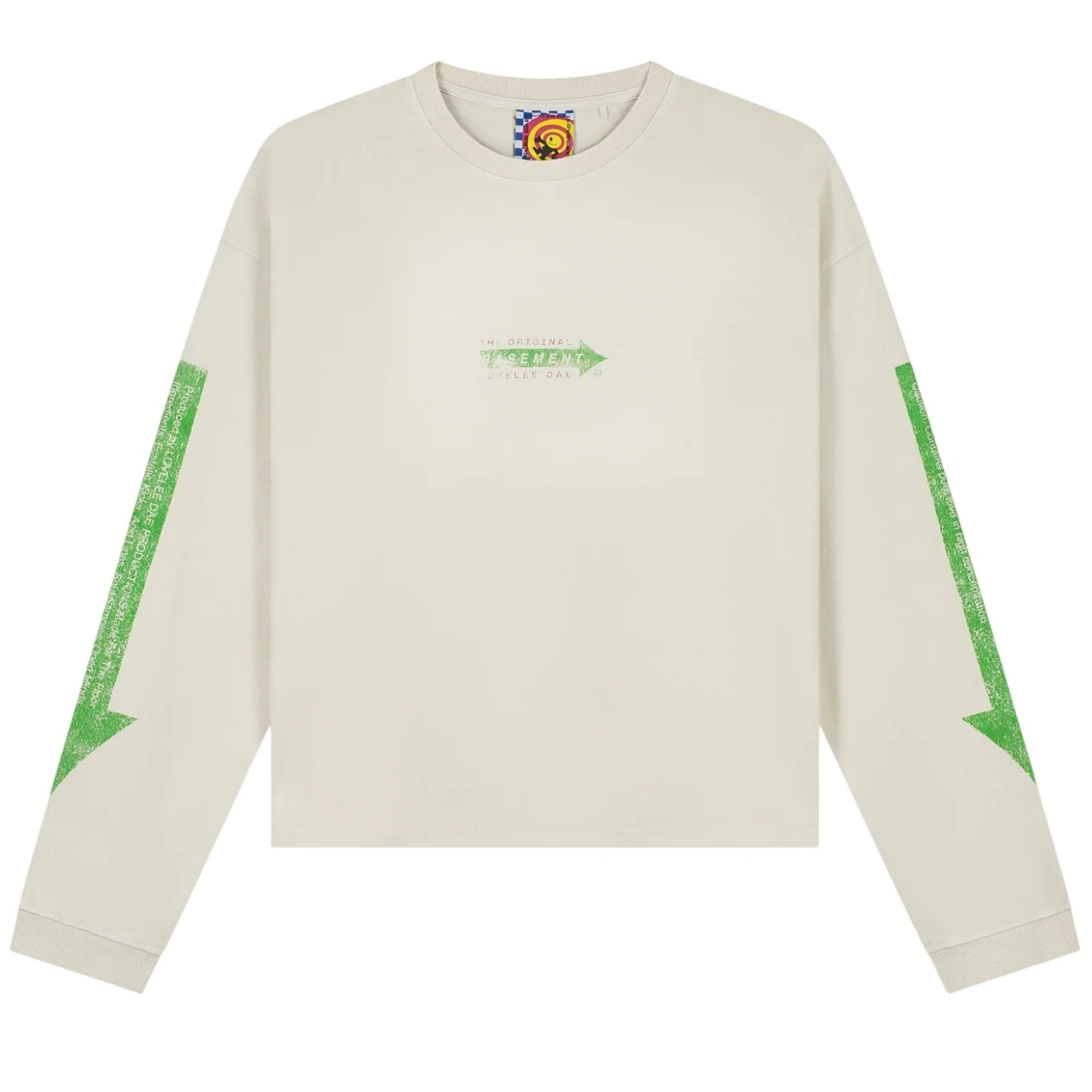 Lovelee Dae Frankie Basement Longsleeve T-shirt Off White