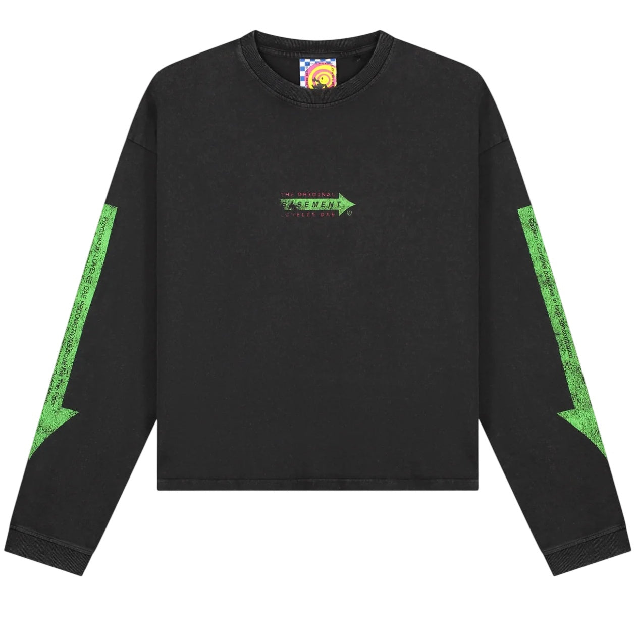 Lovelee Dae Frankie Basement Longsleeve T-shirt Zwart